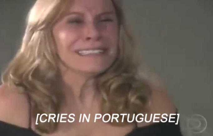 Pleure en portugais